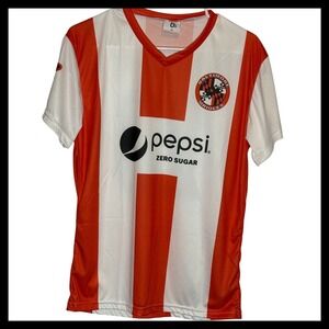 NWOT Baltimore Orioles Birdland FC Soccer Jersey Orange White Pepsi Zero Sugar M